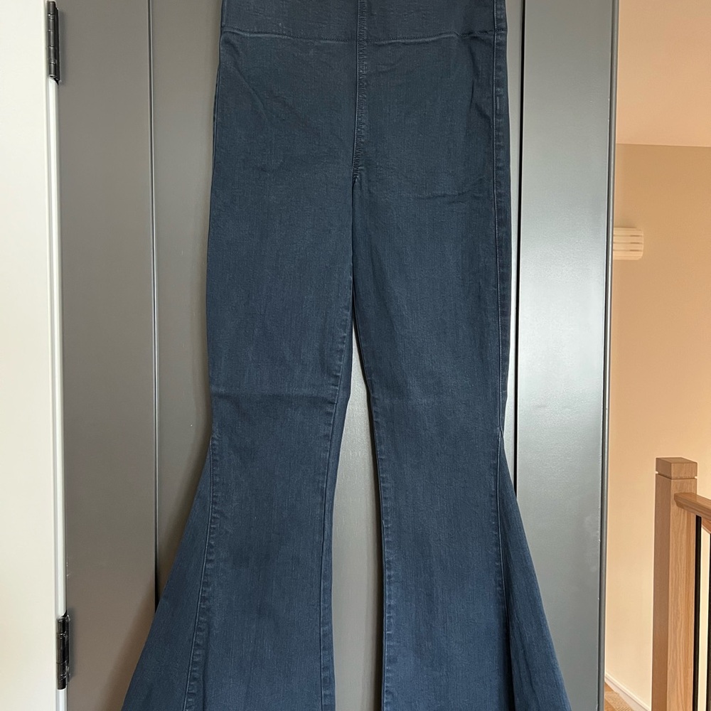 Show Me Your MuMu Navy Flared Jeans